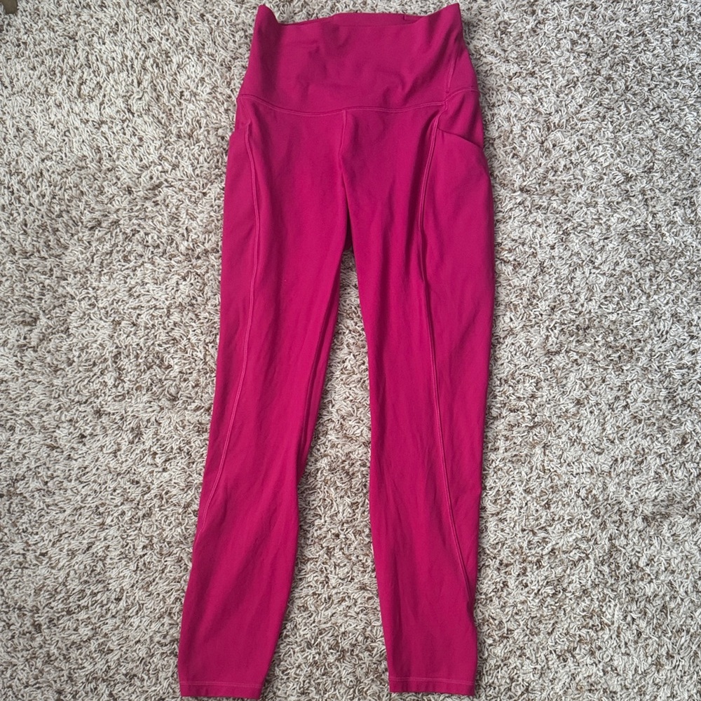 Lululemon Align with Pockets - Lipstick Pink